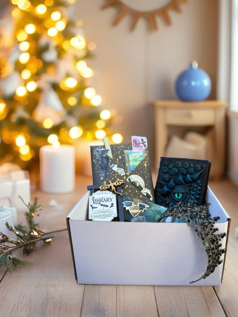 Bestseller! Deluxe Blind date with a book box - Dragon Journal