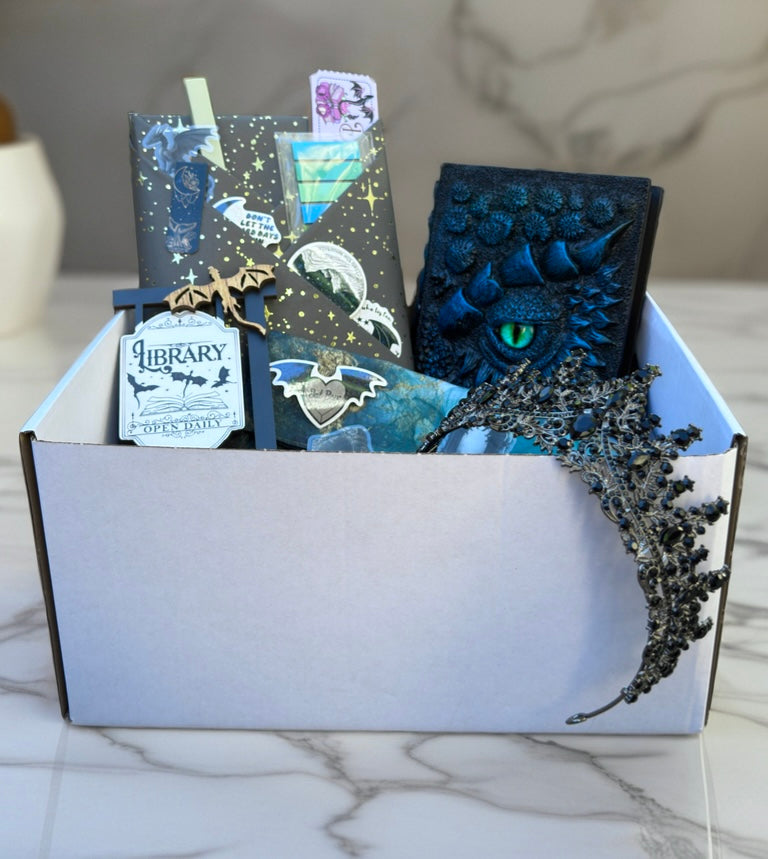 Bestseller! Deluxe Blind date with a book box - Dragon Journal