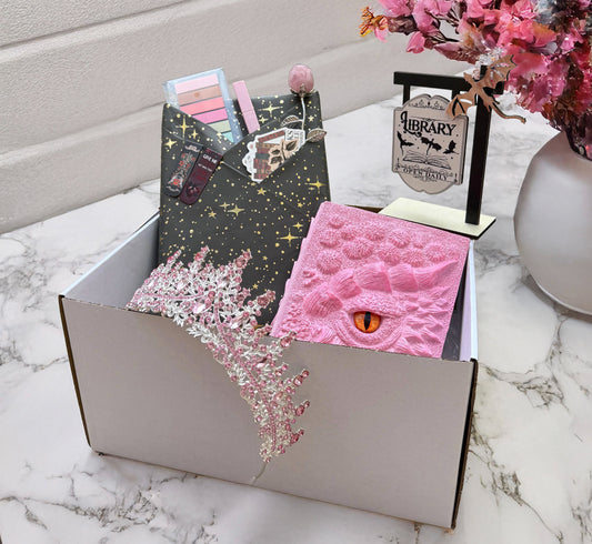 Bestseller! Deluxe Blind date with a book box - Dragon Journal